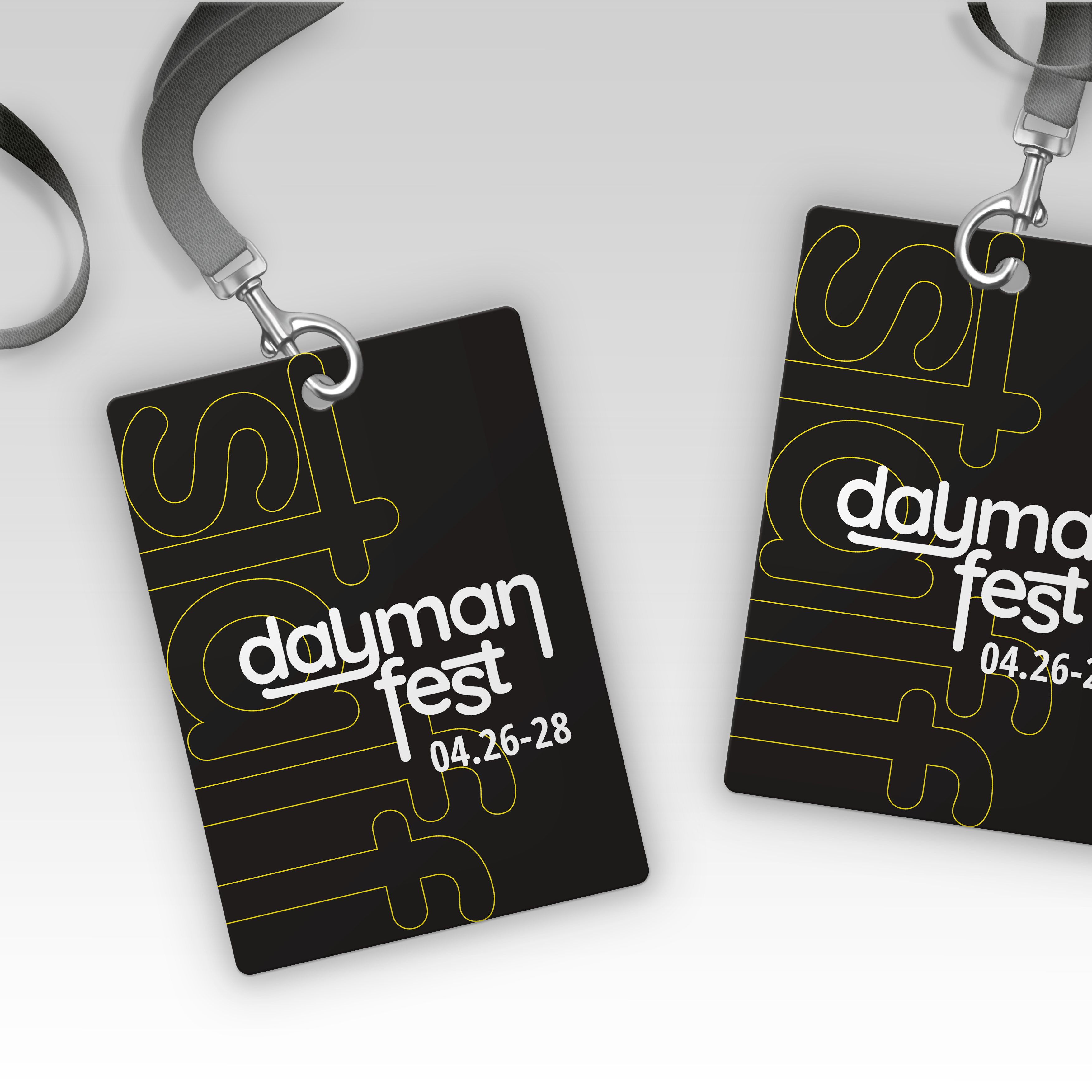 dayman fest staff badges